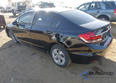 2015 Honda Civic Lx из США, поврежденный, VIN 2HGFB2F57FH551535